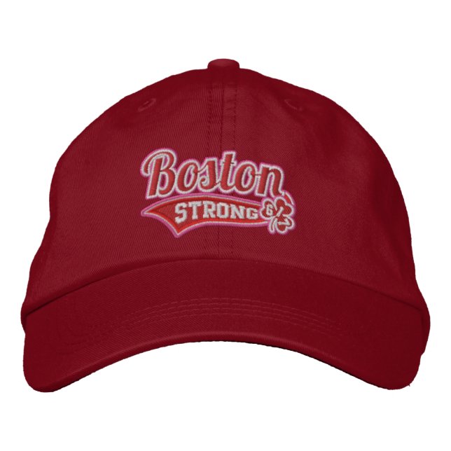 Boston Strong Ballpark Shamrock con gorro bordado (Anverso)