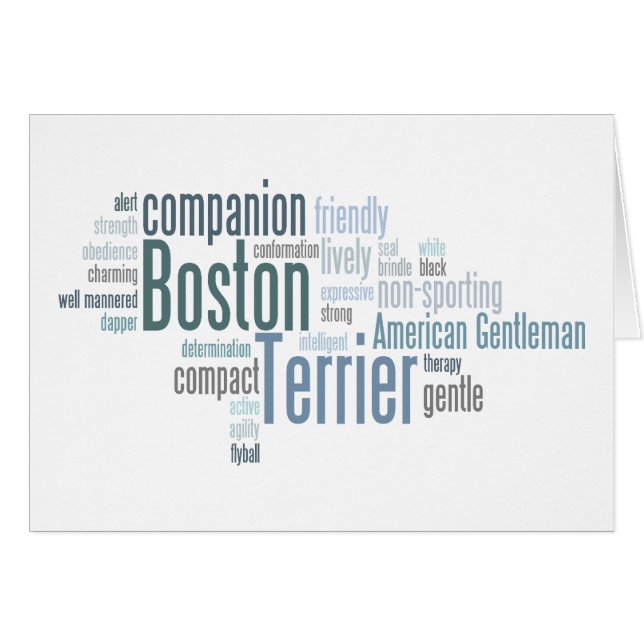 Boston Terrier (Anverso (Horizontal))