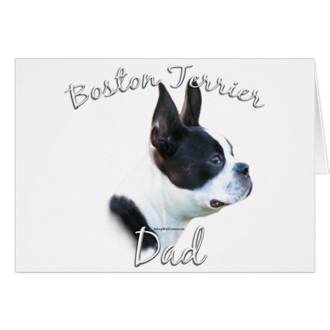 Boston Terrier Dad 2 (Anverso (Horizontal))