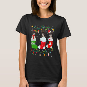 Boston Terrier Dog Tres Navidades Saquean Sweater 