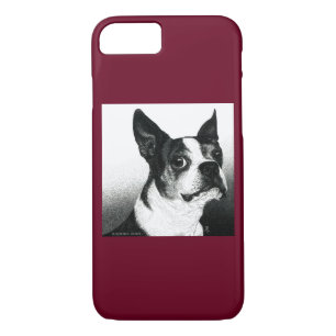 Boston Terrier iPhone 7 Funda - "estilo Boston"