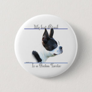 Boston Terrier Mejor Amigo 2 - Botón