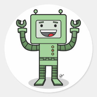 Bot feliz - Pegatinas
