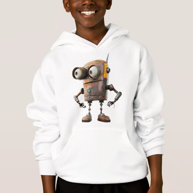 Bot Rusty Twin Eye — Curioso Explorer Droid (Anverso)