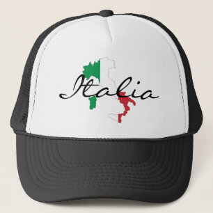 Bota de Italia del gorra del camionero italiano de