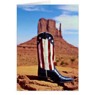 Bota de vaquero solitario, Monument Valley, Arizon