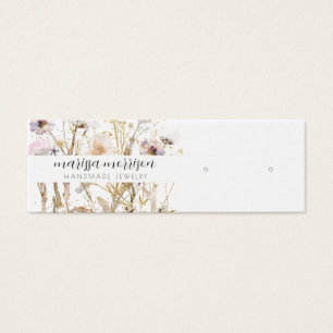 Botánica De Flor Silvestre De Oro Rosa