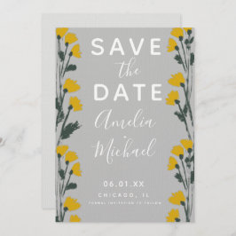 Botánica de Flor Silvestre Salvar la Fecha B