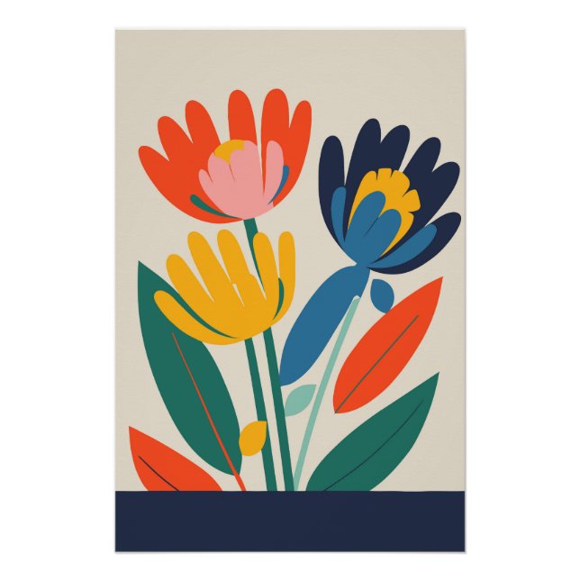 Botanical Flower Poster Nr. 12 (Anverso)
