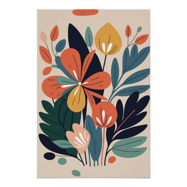 Botanical Flower Poster Nr. 13 (Anverso)