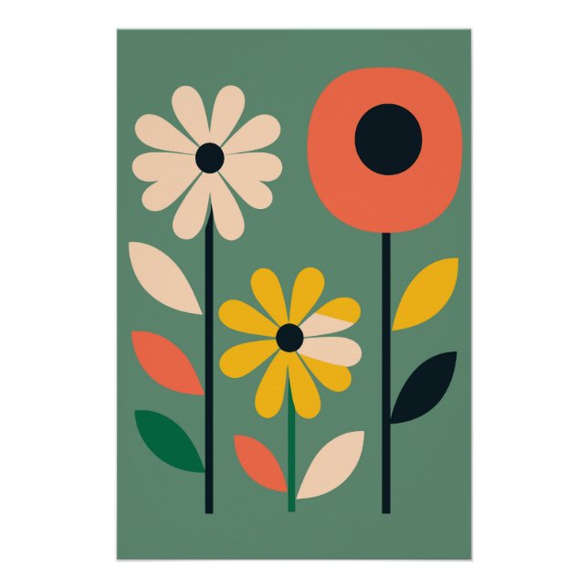 Botanical Flower Poster - Nr. 6 (Anverso)