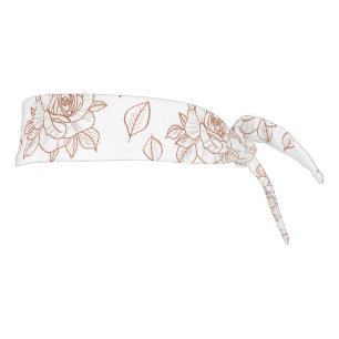 Botánico Floral Rosa Terracota Dibujado a Mano