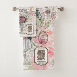 Botánico vintage moderno con decoración francesa e