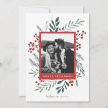 Botánicos de invierno Navidades elegantes foto