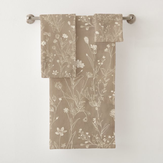 Botánicos Marrones Taupe Elegantes (In situ)