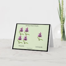 Botany Made Simple 7 x 5 Tarjeta de felicitación -