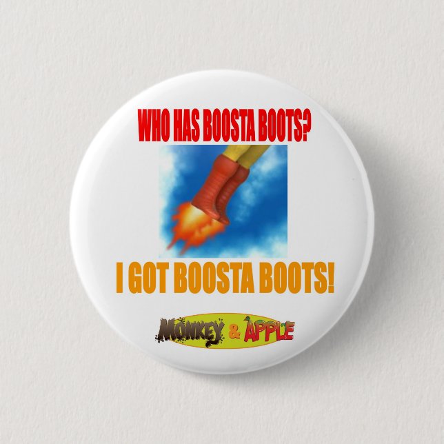 ¡BOTAS DE BOOSTA! botón (Anverso)