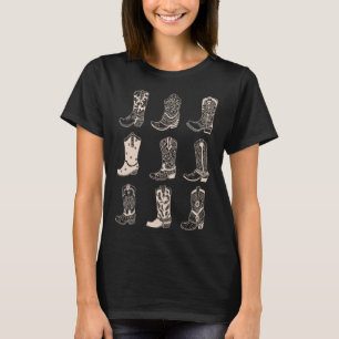 Botas de vaquera Camiseta Botas de vaquera Vaquera