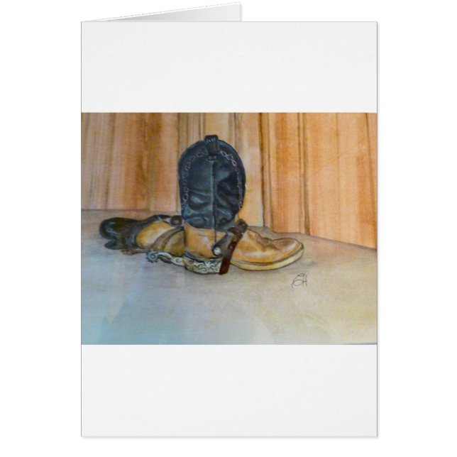 Botas de vaquero con los estímulos (Frente)