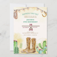 Botas de Vaquero Invitación Occidental