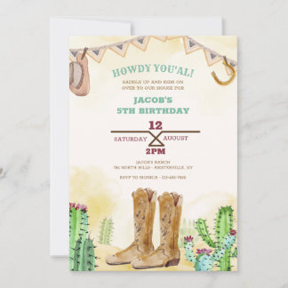 Botas de Vaquero Invitación Occidental