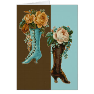 Botas florales del Victorian