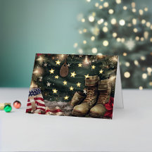 Botas Militares de Combate de Navidad