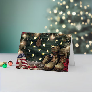 Botas Militares de Combate de Navidad