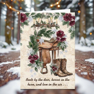 Botas y Brillo Vaquera Navidad