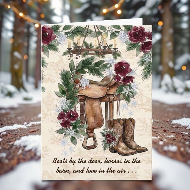 Botas y Brillo Vaquera Navidad (Subido por el creador)
