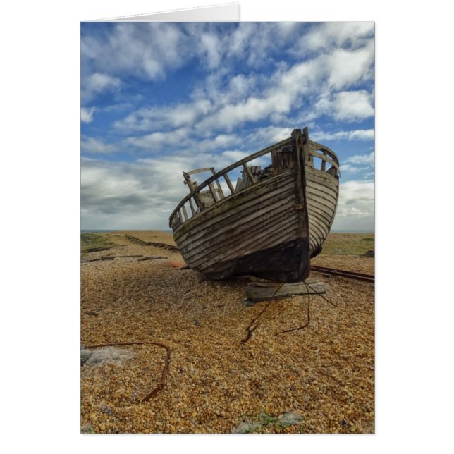 Bote de pesca de madera abandonada | Dungeness (Frente)
