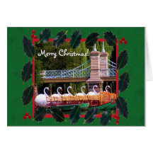 Bote Swan de Boston - Felices Fiestas