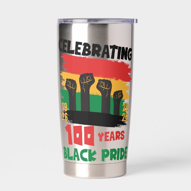 Botella Aislada 100 Years Souvenir Centennial Black History Month (Izquierdo)