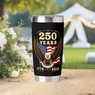 Botella Aislada 250 Aniversario EE. UU. 250 Años 1776-2026