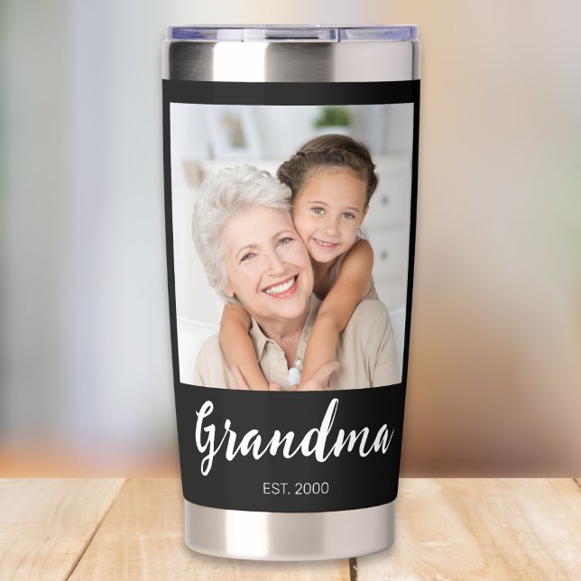 Botella Aislada Abuela Estableció Escritura Negra 2 Foto (Subido por el creador)