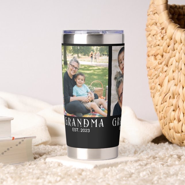 Botella Aislada Abuela Estableció Moderna Negra Audaz 3 Foto (Sala de estar (girado))