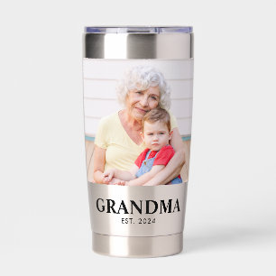Botella Aislada Abuela Estableció Negrita Negra 2 Foto