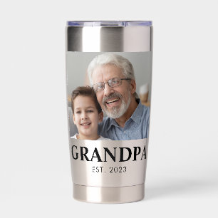 Botella Aislada Abuelo Estableció el Día de los Abuelos