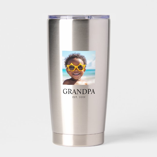 Botella Aislada Abuelo Estableció Moderno Negro 2 Foto (Frente)