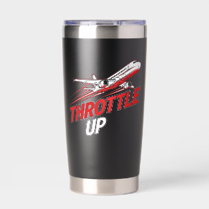 Botella Aislada Acelera Avión