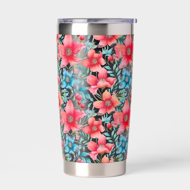 Botella Aislada Agradable Bouquet Ranya Pattern-65292 (Izquierdo)