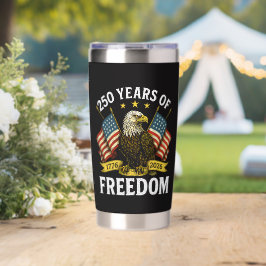 Botella Aislada Águila Calva 250 Años de Libertad 1776 2026