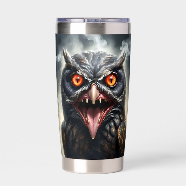 Botella Aislada "Alas Pesadillas: La Lechuza de Vampiro Falgada" (Detrás)