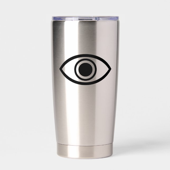 Botella Aislada all seeing eye (Frente)