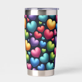 Botella Aislada Amor Vibrante