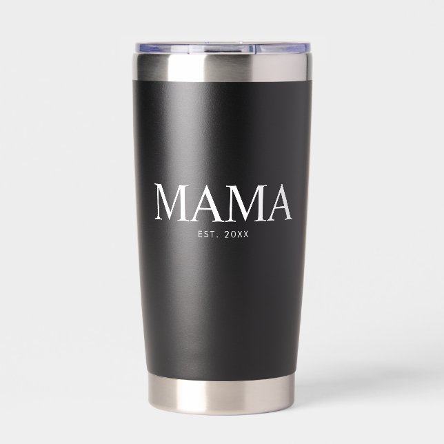 Botella Aislada Año de establecimiento de Mama (Frente)
