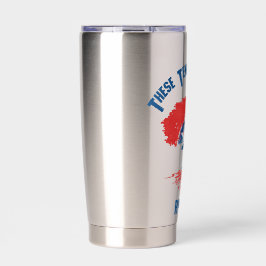 Botella Aislada Árbol de la bandera de raíces de Tennessee