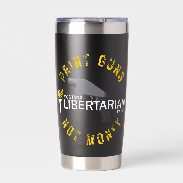 Botella Aislada Armas de impresión de MTLP no dinero Mug (Frente)