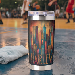 Botella Aislada Art Deco del Renacimiento del Harlem
