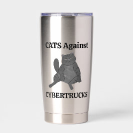 Botella Aislada Best Cat Mom Gift Fun Dad Feminist Friend Birthday